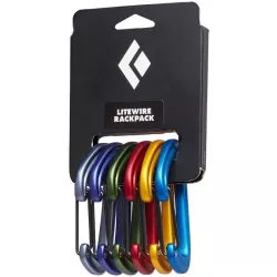 Набір карабінів Black Diamond LiteWire Rackpack, No color, One Size (BD 381127.0000) - Robinzon.ua