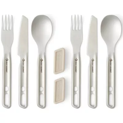 Набор столовых принадлежностей Sea to Summit Detour Stainless Steel Cutlery Set 2P 6 предметів (STS ACK036021-121802) - Robinzon.ua