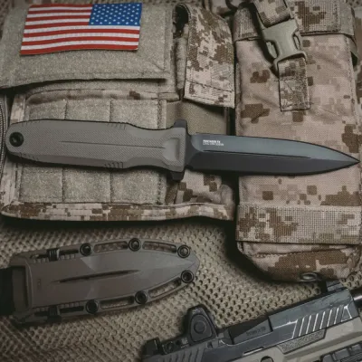 Нож SOG Pentagon FX, Flat Dark Earth (SOG 17-61-02-57) - 4 - Robinzon.ua