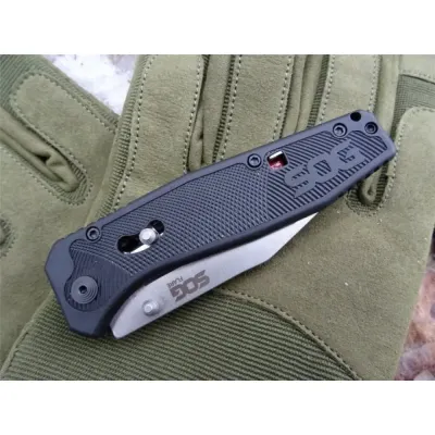 Розкладний ніж SOG Flare, Satin ( SOG FLA1001-CP) - 7 - Robinzon.ua