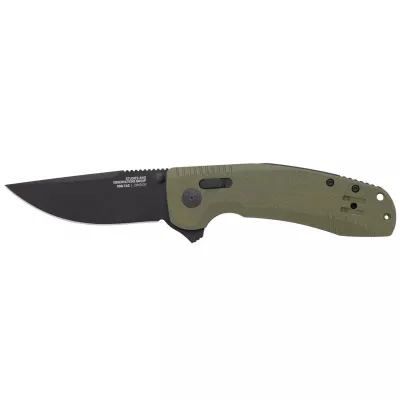 Складной нож SOG TAC XR, OD Green/Straight Edge (SOG 12-38-02--41) - Robinzon.ua