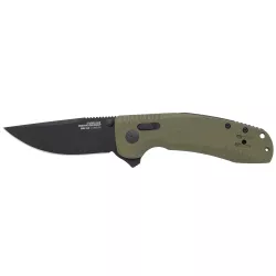 Складной нож SOG TAC XR, OD Green/Straight Edge (SOG 12-38-02--41) - Robinzon.ua