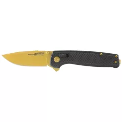 Розкладний ніж SOG Terminus XR LTE, Carbon/Gold (SOG TM1033-BX) - Robinzon.ua