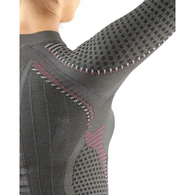 Термофутболка з довгим рукавом жіноча Accapi Ergoracing, Antracite/Black, M/L (ACC АA911.968-ML) - 3 - Robinzon.ua