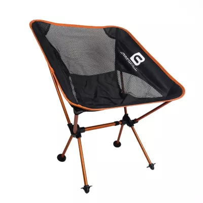 Кемпінгове крісло BaseCamp Compact, 50x58x56 см, Black/Orange (BCP 10306) - Robinzon.ua