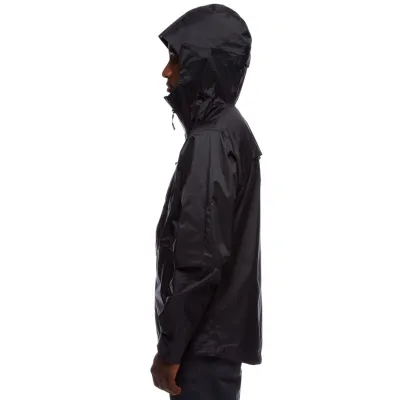 Мембранна чоловіча куртка для трекінгу Black Diamond M Treeline Rain Shell, M - Black (BD 7450080002MED1) - 5 - Robinzon.ua