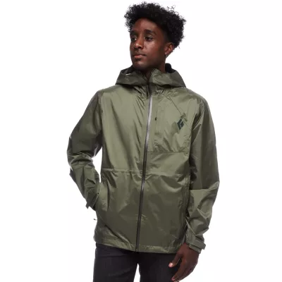 Мембранная мужская куртка для треккинга Black Diamond M Treeline Rain Shell, XL - Tundra (BD 7450083010XLG1) - Robinzon.ua