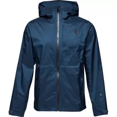 Куртка чоловіча мембранна Black Diamond L Treeline Rain Shell Indigo, L (BD 7450084013LRG1) - Robinzon.ua