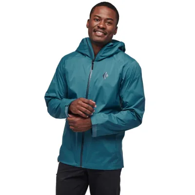 Куртка чоловіча Black Diamond M Stormline Strech Rain Shell Creek Blue, L (BD CDT04064LRG1) - 2 - Robinzon.ua