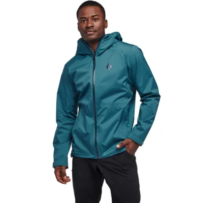Куртка чоловіча Black Diamond M Stormline Strech Rain Shell Creek Blue, L (BD CDT04064LRG1) - 3 - Robinzon.ua