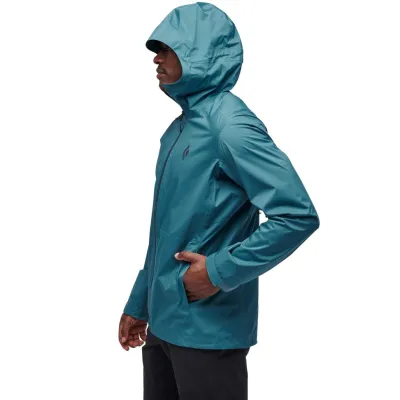 Куртка чоловіча Black Diamond M Stormline Strech Rain Shell Creek Blue, L (BD CDT04064LRG1) - 5 - Robinzon.ua