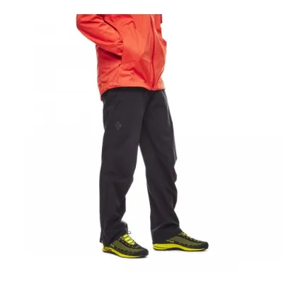 Штаны мужские Black Diamond M Stormline Stretch Full Zip Rain Pants, S - Black (BD Z9LC.015-S) - 1 - Robinzon.ua
