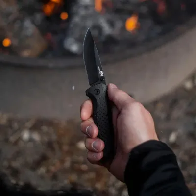 Розкладний ніж SOG Adventurer LB, Black/Black (SOG 13-11-01-43) - 7 - Robinzon.ua