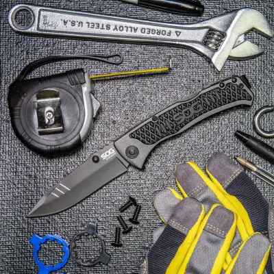 Розкладний ніж SOG SideSwipe, Grey TiNi (SOG SW1011-CP) - 8 - Robinzon.ua