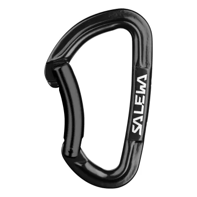 Карабин Salewa Hot G3 Bent One Size черный - 1 - Robinzon.ua