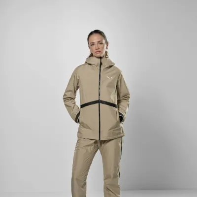 Куртка Salewa PUEZ PTX HYB Wms 44/38 (M) бежевый - 3 - Robinzon.ua