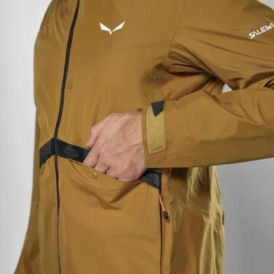 Куртка Salewa Puez PTX HYB Mns 46/S коричневий - 7 - Robinzon.ua