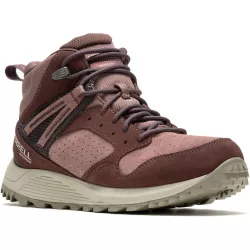 Черевики Merrell Wildwood Mid LTR WP Wmn 37 бордовий/коричневий - Robinzon.ua