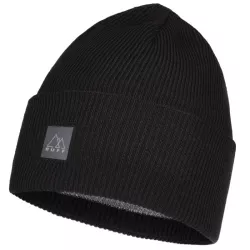 Шапка Buff Crossknit Hat, Solid Black (BU 126483.999.10.00) - Robinzon.ua