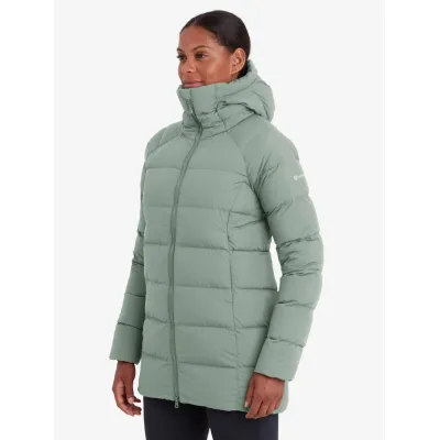 Городской женский зимний пуховик Montane Female Tundra Hoodie, Eucalyptus, XS/8/34 (5056237085865) - 2 - Robinzon.ua