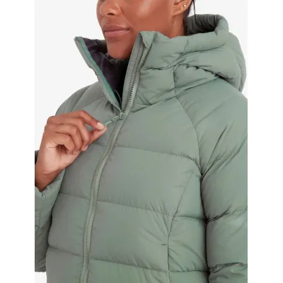Городской женский зимний пуховик Montane Female Tundra Hoodie, Eucalyptus, XS/8/34 (5056237085865) - 4 - Robinzon.ua
