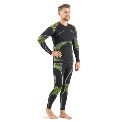 Термофутболка з довгим рукавом чоловіча Accapi HealthPower, Black/Lime, M/L (ACC NA401.909-ML) - 7 - Robinzon.ua