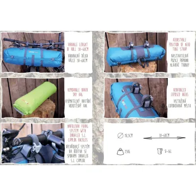 Сумка на кермо Acepac Bar Roll Black (ACPC 101301) - 2 - Robinzon.ua