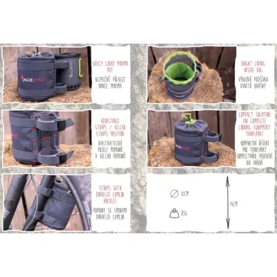 Сумка для казанка Acepac Minima Pot Bag Blue (ACPC 1122.BLU) - 2 - Robinzon.ua