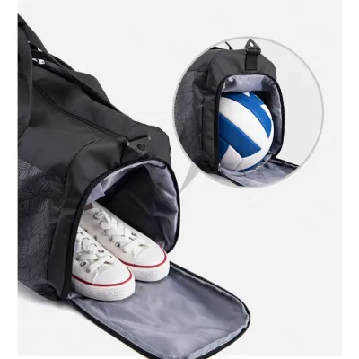 Спортивна сумка Naturehike розмір L чорна NH19SN002 - 2 - Robinzon.ua