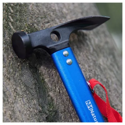 Молоток з ручкою з алюмінієвого сплаву Naturehike синій NH15A010-I - 4 - Robinzon.ua