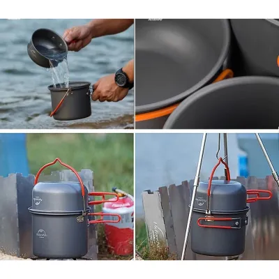 Набір посуду для походу Updated Naturehike NH18T018-G - 6 - Robinzon.ua