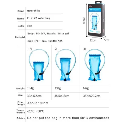 Питна система Naturehike 1,5 л блакитна NH18S070-D - 1 - Robinzon.ua
