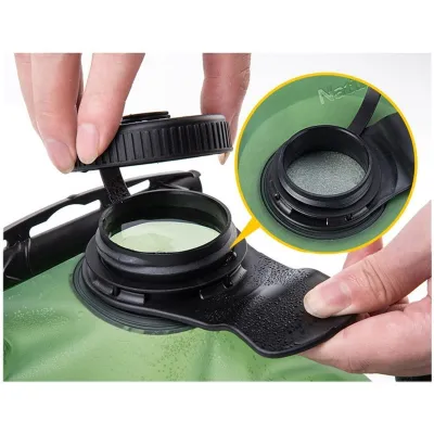 Питна система Naturehike PEVA 3 л зелена NH30Y030-D - 2 - Robinzon.ua