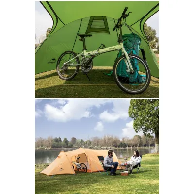 Тримісний намет Naturehike Opalus 3 tunnel tent помаранчевий NH17L001-L - 2 - Robinzon.ua