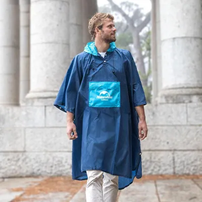 Дощовик-пончо Naturehike  розмір L синій NH19Y036-Y - 1 - Robinzon.ua