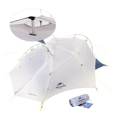 Двомісний намет Naturehike CloudUP-Wing 2 сірий  NH19ZP083 - 1 - Robinzon.ua