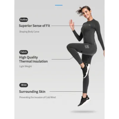 Жіноча термокофта Heatmax Naturehike розмір L сіра NH19FS023 - 3 - Robinzon.ua