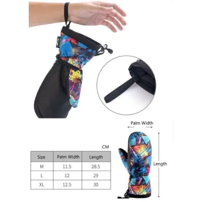 Чоловічі зимові рукавиці - лижні Naturehike розмір L чорні NH19FS020 - 4 - Robinzon.ua