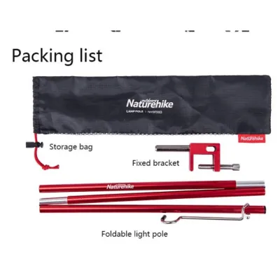 Стійка-тримач для ліхтаря Naturehike червоний NH19PJ003 - 6 - Robinzon.ua