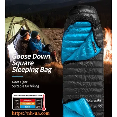 Пуховый Спальник Naturehike CW400 размер L черный NH18C400-D. - 5 Пуховый Спальник Naturehike CW400 размер L черный NH18C400-D. - 5 - Robinzon.ua