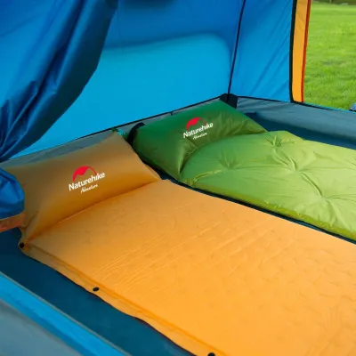 Килимок самонадувний Naturehike розмір 185 x 60 см блакитний NH15Q002-D - 2 - Robinzon.ua