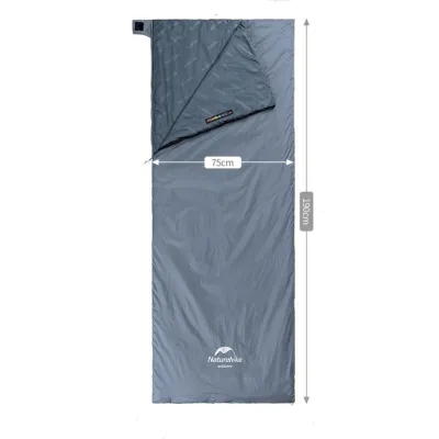 Спальник Naturehike LW180 блакитний розмір М NH21MSD09 - 2 - Robinzon.ua