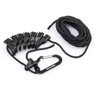 Багатофункціональна підвісна мотузка Naturehike колір сірий NH19PJ040 - 5 - Robinzon.ua