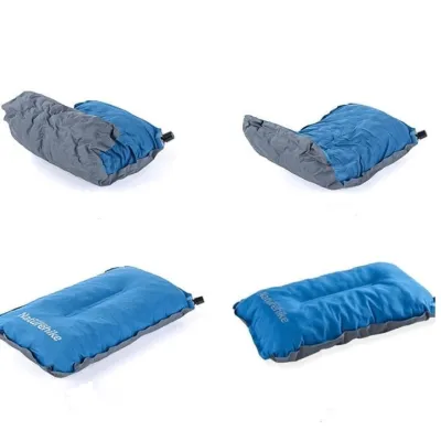 Самонадувающаяся кемпинговая подушка Naturehike голубая NH17A001-L. - 4 Самонадувающаяся кемпинговая подушка Naturehike голубая NH17A001-L. - 4 - Robinzon.ua