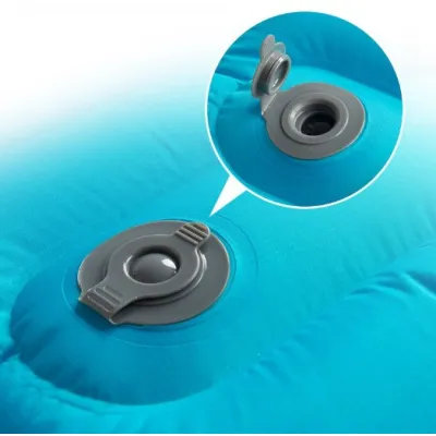 Килимок надувний Naturehike R-Value 3 розмір L, бірюзовий NH18Q001-D - 4 - Robinzon.ua