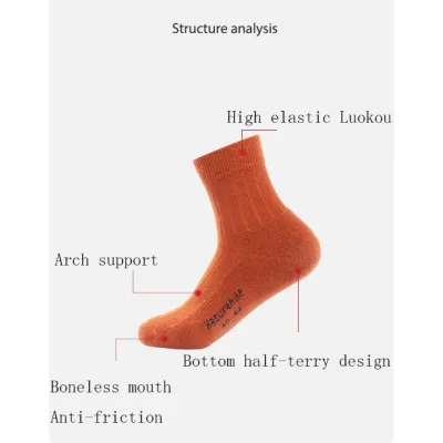 Чоловічі шкарпетки з мериноса Naturehike 2 пари, колір коричневий, блакитний, розмір 40-44 NH21WZ002 - 2 - Robinzon.ua