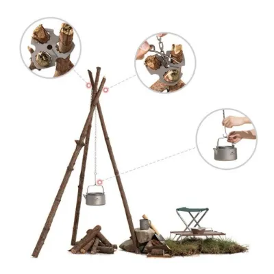 Титанова тринога для котла Naturehike NH21SK003 - 1 - Robinzon.ua