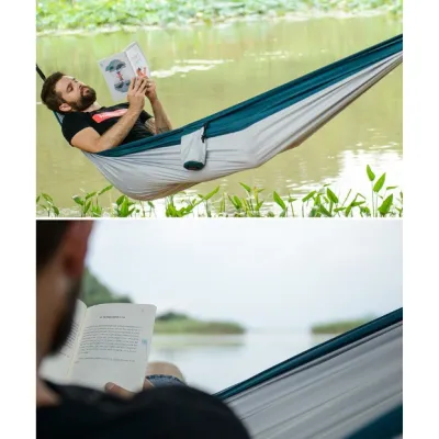 Двомісний гамак Naturehike бірюзовий NH17D012-B - 2 Двомісний гамак Naturehike бірюзовий NH17D012-B - 2 - Robinzon.ua