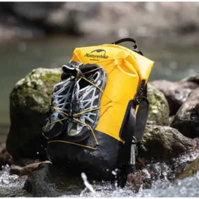 Рюкзак водонепроникний Naturehike 20 л, жовтий  NH21FSB04 - 3 - Robinzon.ua