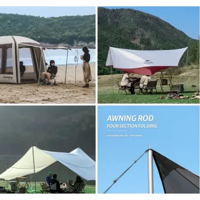 Комплект&nbsp;стійок для тенту 2 шт х 2,2 м Naturehike NH20PJ043 - 2 - Robinzon.ua